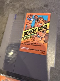 Donkey Kong Classics Nintendo Nes Game Cartridge With Manual Tested 🔥🔥🔥