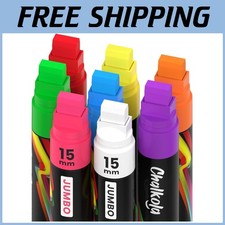 8 Washable Window Markers for Cars - 15mm Jumbo