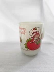 Vintage Anchor Hocking Strawberry Shortcake Milk Glass Mug 1980