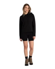 Lole Mindset 2 Hoodie Women's Sweatshirt, Black Beauty, Small