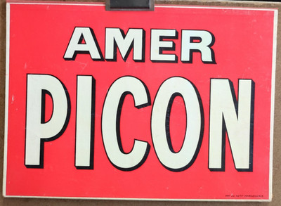 Menühalter Werbekarton Amer Picon /RSC43
