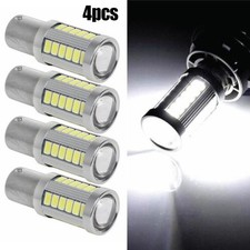 4 x LED Bulbs BA15S 1156 for Vehicle Backup Reverse Light For SMD Type