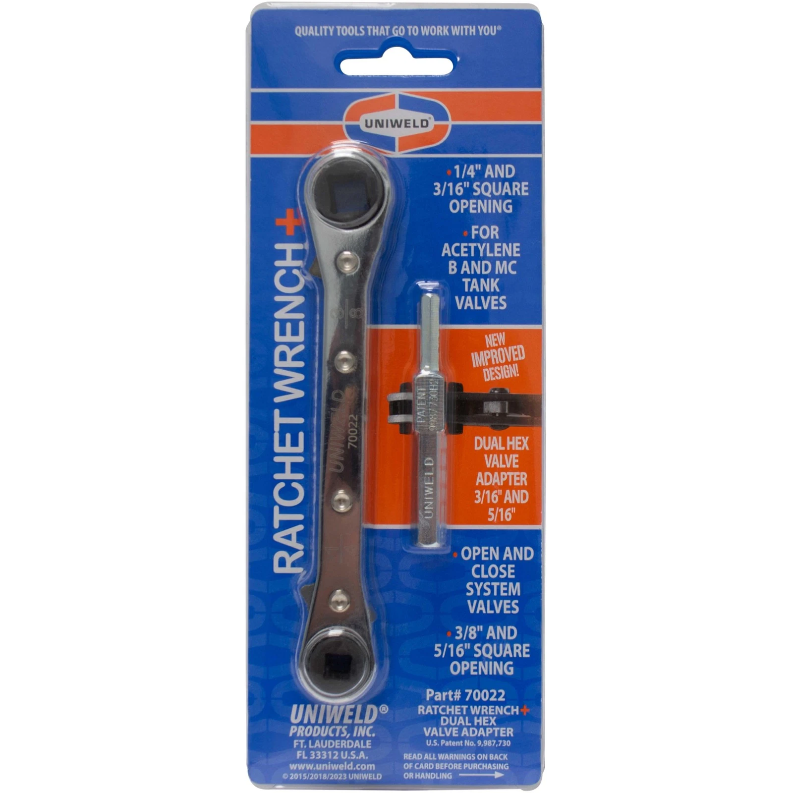 Uniweld 70022 HVAC Service Wrench