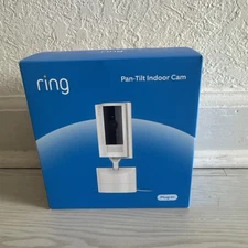 NEW Ring 360° Horizontal Pan-Tilt Plug-In 1080p FHD Security Camera White SEALED