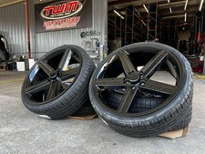 24 Black Iroc Rims Wheel Tire 2753024  Chevy Gmc C10  5x127 5x5