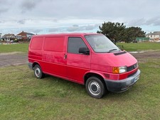 T4 Red VW Transporter 2000 1.9 tdi