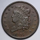 1834 Classic Head Half Cent — photo from another recent sale