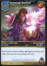 Moderate Play WoW TCG Archmage Barstow Wrathgate World of Warcraft
