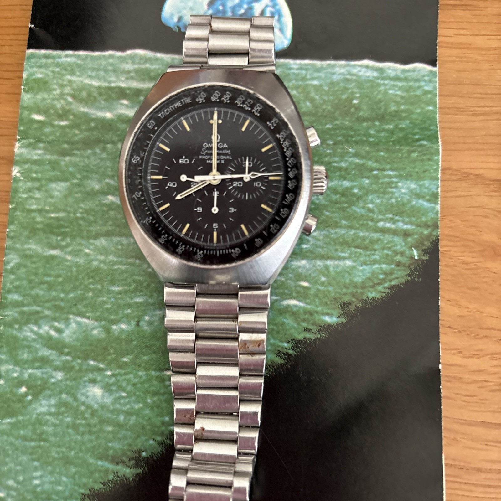 Omega, speedmaster, Mark II, stainless steel
