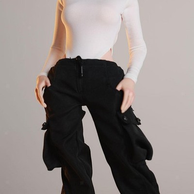 Maßstab 1/6 Miniatur Hose Cargo lockere Passform Actionfigur Outfit für Puppenkleidung