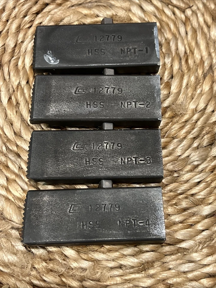 Collins Rothenburger # 12779  1” to 1-1/4” Stainless NPT HSS Thread Dies (C2) - Image 4 of 4