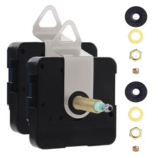 2-Pack “I” Shaft Quartz Clock Movement  Battery Operated Clock Mechanism Kit ...