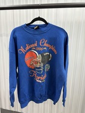 VTG 90s Florida Gators 1996 National Champions Sweatshirt XL TSI Made In USA