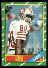 1986 Topps #161 Jerry Rice NM