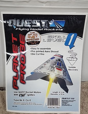 Quest Planet Probe #1022 Model Rocket Kit Free Shipping! No Reserve!