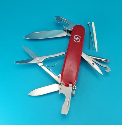 Victorinox Super Tinker Red Swiss Army Knife Multi Tool!