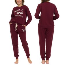 Keith Haring Women's S Lounge Set Burgundy e0730