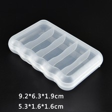 92 x 63 x 19mm Transparent Plastic Ear Plugs Box Clear Mini Storage box
