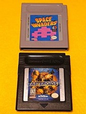 Game Boy~Space Invaders,  Asteroids/Rating E, Color, Tested