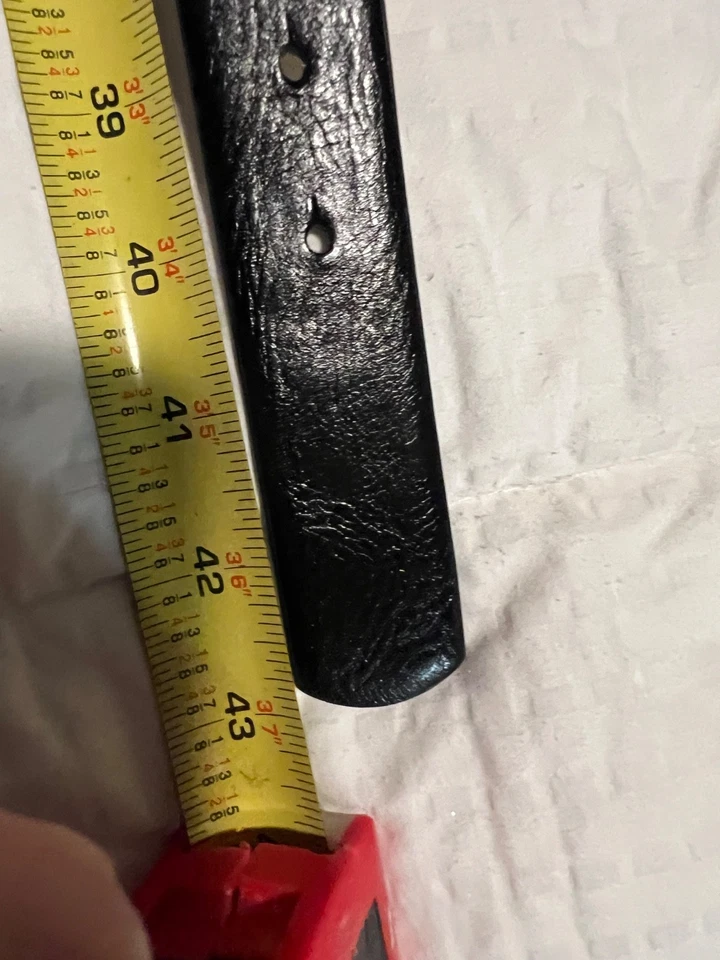 Cinturón Vince Camuto de cuero sintético negro - para mujer talla grande Foto 3 de 3