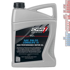 Motor�l 5W-30 Longlife III 5L Car1 HC-Synthese VW 50400 50700 BMW Longlife-04 MB