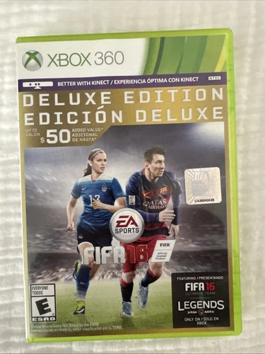 Fifa Soccer 16: Deluxe Edition  (Microsoft Xbox 360, 2015)