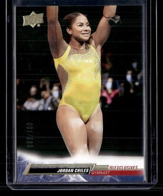 2023 Upper Deck Goodwin Champions #49 Jordan Chiles UD Exclusives SN