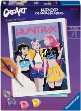 RAVENSBURGER Malen nach Zahlen CreArt, KPop Demon Hunters - HUNTR/X