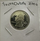 2006 Washington Quarter 90% Silver #A/6 SOUTH DAKOTA  Very Nice Coin PROOF