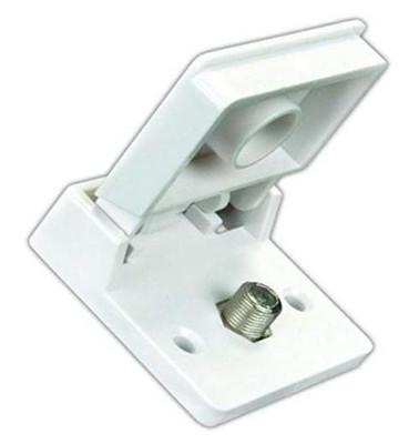47755 Exterior TV Jack,Polar White