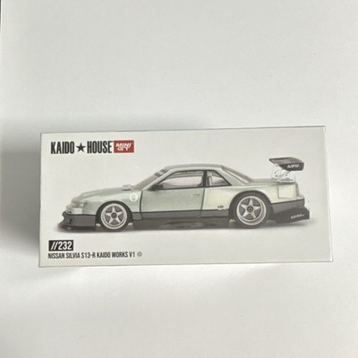 Kaido House Mini GT 1:64 Nissan Silvia S13-R Kaido Works V1 KHMG030 OVP   232