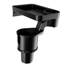 360 Rotatable Car Cup Holder Expander Tray - Adjustable Auto Food Table Desk