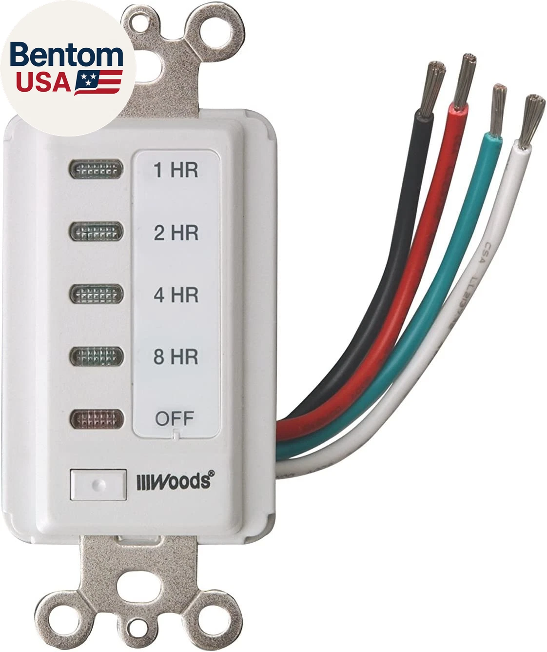 Southwire In-Wall 8-Hour Digital Countdown Timer - Automatic Shut-Off Timer - E