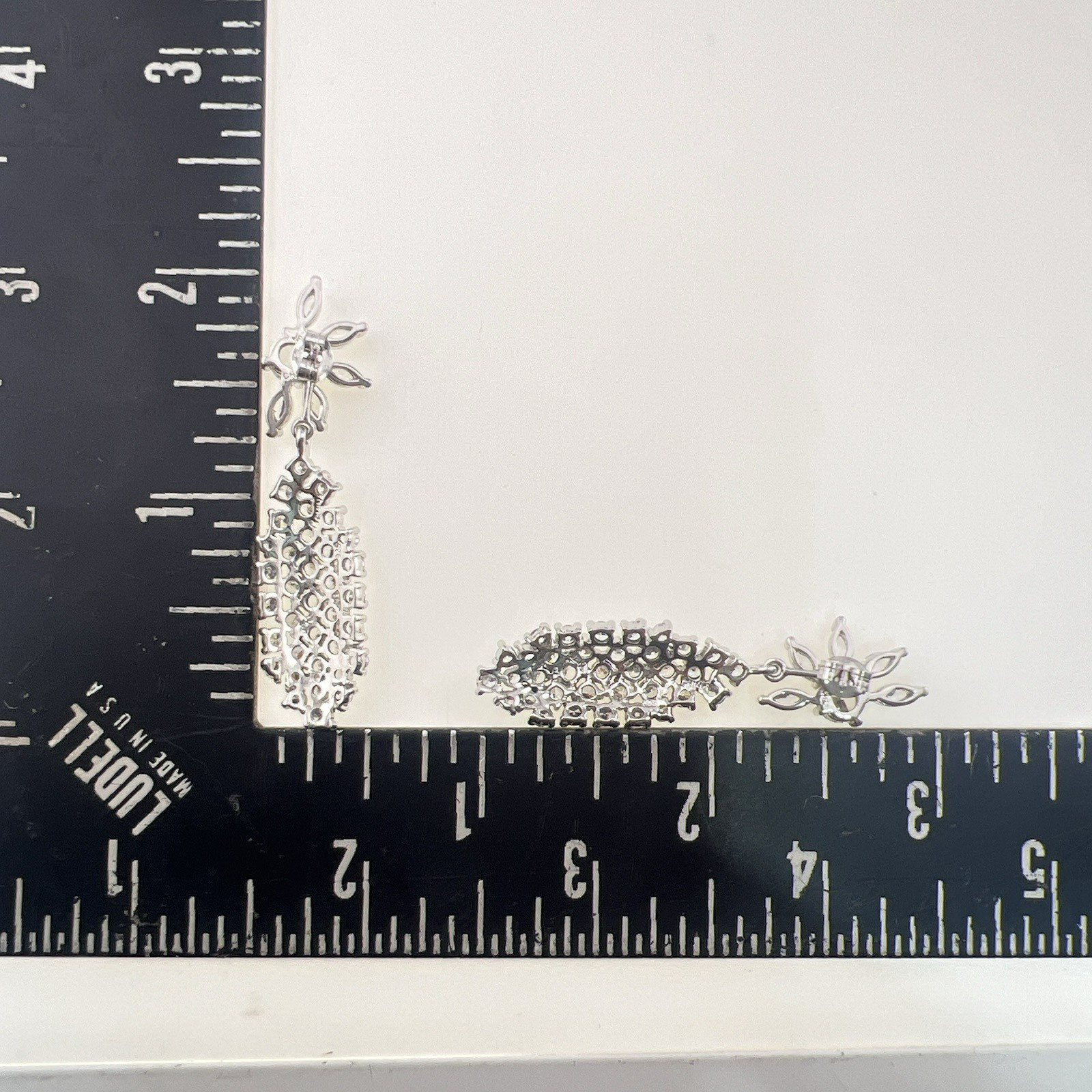 Camrose & Kross JBK Earrings Interchangeable Clear Rhinestone Crystal Cocktail