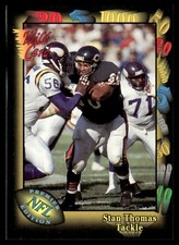 1991 Wild Card Stan Thomas Rookie Chicago Bears #66. rookie card picture