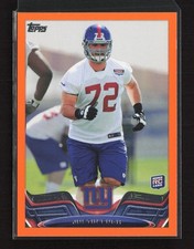 2013 Topps #235 Justin Pugh Orange #/82 RC