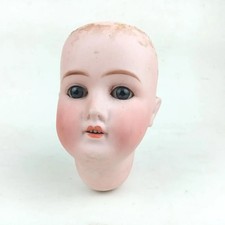 Antiker Porzellan Puppenkopf, Heinrich Baetz Puppe B3, 5,31" / 135 mm, Deutsche Puppe