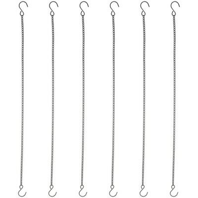 6pcs Metallhangketten Identifikationsplatte Hanging Kette Pflanzer Ketten Eisen