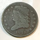 1828-P Half Cent — photo from another recent sale