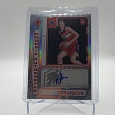 Tristan Vukcevic Auto Rookie Phoenix Autographs 2023-24 Panini Wizards NBA