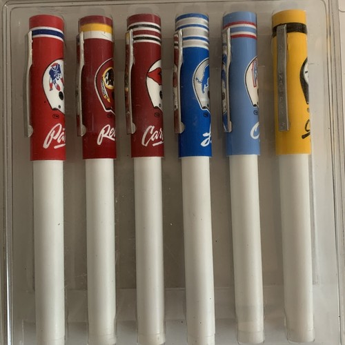 18 Vintage NFL Football 1980's Team Pens National Pen Co. Blue Ink + Bonus 1986 - Picture 7 of 11