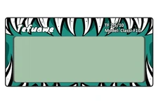 Auto Darkening Welding Lens 2x4 1/4, Shade 10, Low Amps 5A, Ultra Clear Blue