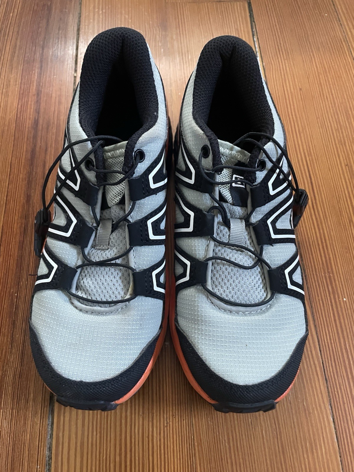 SAOLA Sneakers Salomon SpeedCross Contagrip nero arancione grigio bambini ragazzi taglia 13K