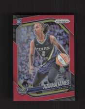 2025 Panini Prizm WNBA #83 Aziaha James Red Prizms #/299