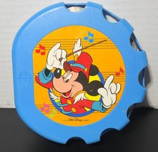 Vintage Walt Disney Co. Mickey Mouse Tamborine Made  In Italy Music Band Toy 6&frac12;"