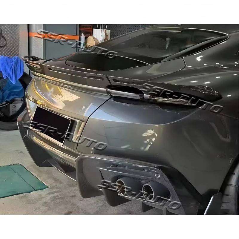 For Ferrari Roma 2020-24 Dry Carbon Fiber M Style Rear Trunk Spoiler ...