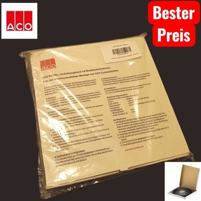 ACO Dichtfix 35632 Butyl Abdichtungsband 4m Lichtschacht Weiße Wanne Keller NEU