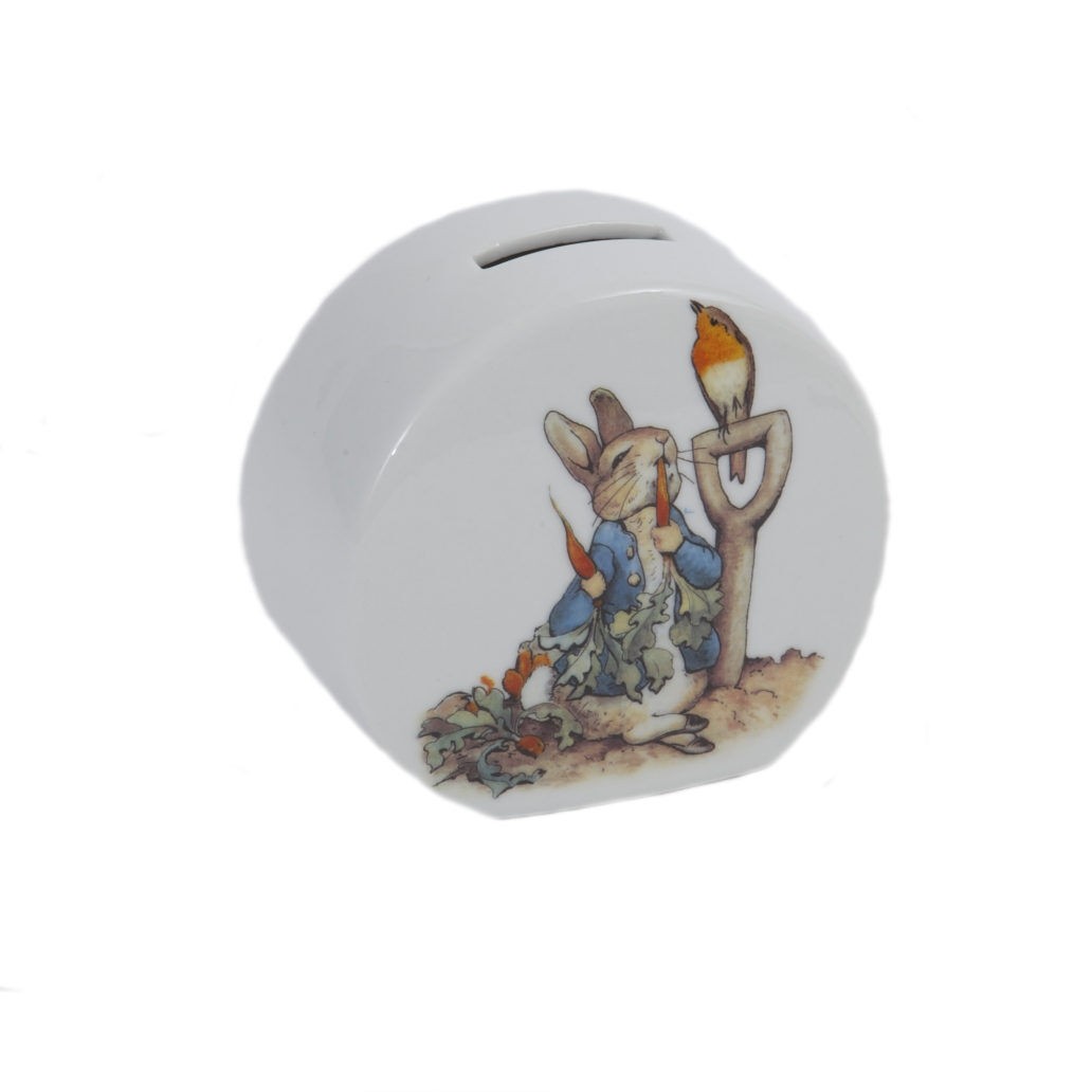 Reutter Porcelain Beatrix Potter Peter Rabbit Money Box - Peter Rabbit