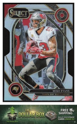 2024 Panini Select Silver Prizm Die Cut #283 Mike Evans - Tampa Bay Buccaneers