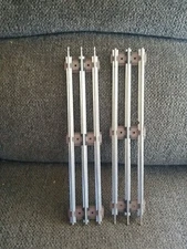 2 Vintage K Line Striaght Train Tracks 3 Rail